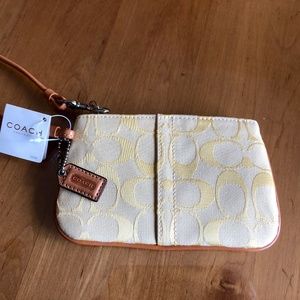 Coach Signature Skinny Wristlet